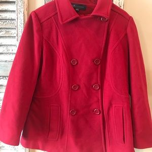 Red Peacoat